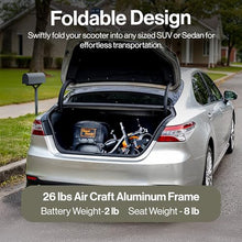 Load image into Gallery viewer, SuperHandy Passport Mobility Scooter for Adults - Foldable, 3 Wheel, Airline Travel Friendly - 6.5 Mile Range, 48V 2Ah Li-Ion Swappable Battery System (1 Li-Ion Battery)
