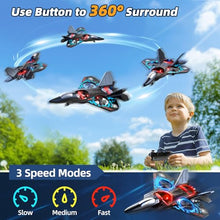Load image into Gallery viewer, MSKOLER Foam Remote Control Airplane for Kids 8-12, 2.4 GHz RC Jet with Colorful Lights
