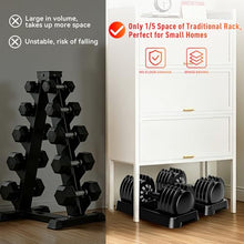 Load image into Gallery viewer, 25/55lb Adjustable Dumbbell Set of 2, 5-in-1/10-in-1 Free Weights with Anti-Slip Texture Handle for Exercise, Fitness Equipment Set for Home Gym Strength Training, Suits Both Men and Women (Black 55LBS Pair)

