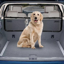 Load image into Gallery viewer, Dog Car Barrier Escape-Proof, 46" Wide Car Divider for 3rd Row Seats &amp; Cargo Area, Durable Cargo Area Dog Car Gate Trunk Barrier with See Through Net Mesh for Small Sized SUV &amp; Vehicles Or Hatchback
