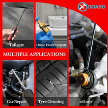 Load image into Gallery viewer, DOAHO 17Pcs Mechanic Hook and Pick Tool Set &amp; Car Trim Removal Kit with Fastener Clip Pliers,Rivet Puller,Magnetic Pickup,Gasket Scraper,Non-Scratch Plastic Pry Tools for Automotive Repair-Red
