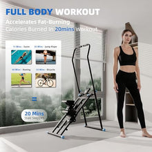 Load image into Gallery viewer, Stair Stepper with Resistance, Home Gym Stair Stepper, Folding Vertical Climber Cardio Exercise Machine, Stair Climber for Full Body Workout with Noise-Free Experience, Adjustable Handlebar &amp; Pedals
