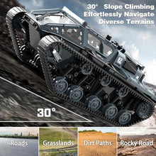 Load image into Gallery viewer, Mostop RC Tank Car, 1:16 Scale 2.4Ghz Remote Control Crawler High Speed Tank, Off-Road RC Tracked Vehicles
