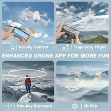 Load image into Gallery viewer, Mini Drone for Kids,Drones with Camera for Adults,Kids Drone with Gesture Control, One Key Start/Land, 3D Flips, Waypoints Fly, Headless Mode, 1080P HD FPV Foldable RC Quadcopter Toys Gifts for Boys

