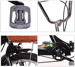 Adult Tricycle - 3 Wheel Bikes for Adults Shopping Foldable 3 Wheel Bike Tricycle 20inch Family Manpower Trike