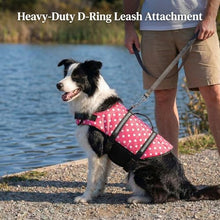 Load image into Gallery viewer, Doglay Dog Life Jacket with Rescue Handle, Dog Life Vest for Swimming Boating, Adjustable Reflective Puppy Swim Vest with Superior Buoyancy for Small Medium Large Dogs
