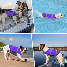 Load image into Gallery viewer, Doglay Dog Life Jacket with Rescue Handle, Dog Life Vest for Swimming Boating, Adjustable Reflective Puppy Swim Vest with Superior Buoyancy for Small Medium Large Dogs
