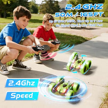 Load image into Gallery viewer, Zalneo Remote Control Car – 4WD 360° Flip Double‑Sided RC Stunt Car LED Light Bar &amp; USB‑C
