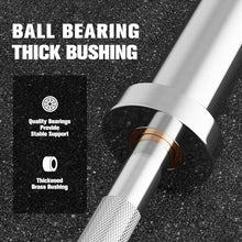 Load image into Gallery viewer, RitFit Barbell Weight Set - 4/6FT Olympic Barbell with Weight Plates (55-115LB Total) -  Hip Thrusts 4FT Silver Bar with 35LB Plates
