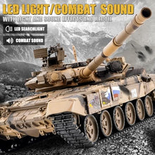 Load image into Gallery viewer, BESTYMXY RC Tank Russian T-90 Main Battle Tank, 1/16 2.4ghz Remote Control Vehicle with Sound &amp; Light
