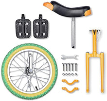 Load image into Gallery viewer, 24 inch Freestyle Unicycle Wheel, Leakproof Butyl Wheel Tire, Non-Slip Pedals, for Juggling/Entertaining Outdoor Sports Safe, Comfortable
