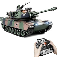 Load image into Gallery viewer, Supdex 1:18 RC Tank, 2.4Ghz M1A2 Remote Control Tank Model Toys, 15 Channel Battle Army Toy
