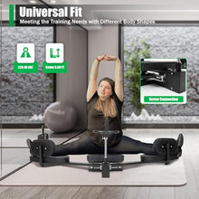 Load image into Gallery viewer, YUNLAIGOTOP Leg Stretcher, 220lbs Leg Stretcher Machine, Stretch Machine 200 Degrees Heavy Duty Split Machine for Flexibility, Hip Stretcher for Home Yoga Gym Fitness - Black
