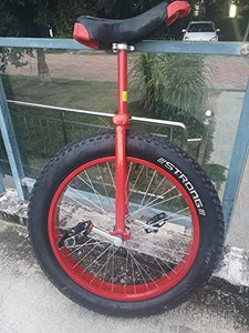 Wheel Unicycles 20 Inch Adults Unicycle for 170-180cm People, Heavy Duty Big Wheel Unicycle with Extra Thick Tire, Load 150kg/330Lbs