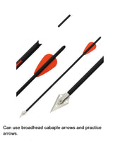 Load image into Gallery viewer, 125lbs Draw WT-Mini Striker Pistol Crossbow with 5 Hunting Bolt Pack - Mini Crossbow for Fishing and Hunting Up to 300
