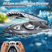 Load image into Gallery viewer, Shark RC Boat for Kids &amp; Adults,2.4GHz High Speed Remote Control Racing Boat W/ Dual Battery 50 Min Runtime,Waterproof
