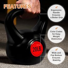 Load image into Gallery viewer, Fitvids Kettlebell Sets 4 Piece Strength Training KettleBells Weight Set 5lb, 10lb, 15lb, 20lb Kettle Bell
