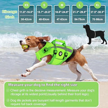 Load image into Gallery viewer, Dogcheer Dog Flotation Vest for Swimming and Boating, Reflective Dog Life Jacket with Secure Buckles, Top Rescue Handle and Comfortable Fit for Small Medium Large Dogs - Green, XL
