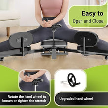 Load image into Gallery viewer, Hip Stretching Machine by Flex Bench – Improve Flexibility,Mobility and Reduce Hip Pain, Leg Stretcher - Flexibility for Yoga,Dance and Gymnastics Thighs,Glutes, Upgraded Model - New Adjustable Seat.
