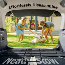 Load image into Gallery viewer, Universal Fit Dog Barrier for SUV,Sedan,Truck,Front/Back Seat,Elastic 5 Ropes&amp;Steel Hooks Firmly Fixed,42.5"–62"Width Adjustable,Dog Car Barrier Follow the Seat Movement,Durable Matte Paint

