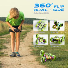 Load image into Gallery viewer, Zalneo Remote Control Car – 4WD 360° Flip Double‑Sided RC Stunt Car LED Light Bar &amp; USB‑C
