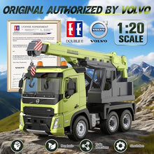 Load image into Gallery viewer, Double E Volvo FMX 1:20 Scale RC Crane Truck - 660° Rotating Console, 2.4GHz Anti-Interference, Construction Toy for Adults
