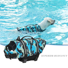 Load image into Gallery viewer, Doglay Dog Life Jacket with Rescue Handle, Dog Life Vest for Swimming Boating, Adjustable Reflective Puppy Swim Vest with Superior Buoyancy for Small Medium Large Dogs
