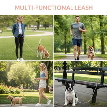 Load image into Gallery viewer, Léwind 8.2ft Hands Free Dog Leash,Versatile Waist &amp; Crossbody Lead for Medium Dogs,Waterproof &amp; Adjustable for Running Jogging Walking, 360° Swivel Metal Buckle (Pink)
