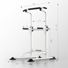 Load image into Gallery viewer, DONIUZ Power Tower Pull Up Bar and Dip Station, Multi-Function Home Gym- (WHITE)
