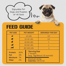 Load image into Gallery viewer, Dog Chits Beef Tendons for Dogs &amp; Puppies - High Protein, Low Fat - All Natural Beef Tendon Chew - Chewy, Digestible, Long Lasting Training Reward Treats - Great for Healthy Joints - 7-9 inch, 6 pk
