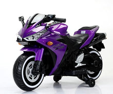 Load image into Gallery viewer, Electric Ride-On Motorcycle for Kids with 12V Motor, Training Wheels, Manual Throttle
