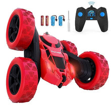 Load image into Gallery viewer, Hamdol RC Stunt Car for Kids Ages 6–12, 360° Rotating Remote Control Car with LED Lights
