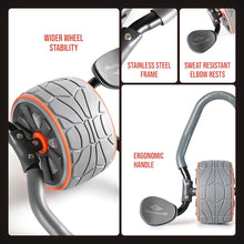 Load image into Gallery viewer, CoreFlex4D Ab Roller Wheel with Elbow Support – Dynamic 4D Core Workout Equipment for Abs
