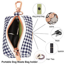 Load image into Gallery viewer, ARING PET Dog Waste Bag Dispenser, Cotton Doggy Poop Bags Holders Attach to Any Leashes, Portable Washable flamingo Pet Waste Pouch Dispenser with Metal Zipper
