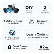 Load image into Gallery viewer, Ranger 3 in 1 Robotics for Kids Age 8-12, Coding Robot for Arduino Scratch Learning with Coding Box, 16 Coding Projects

