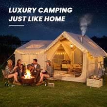 Load image into Gallery viewer, Inflatable Tent 8-10 Person|Blow Up Tent with Pump|Hot Tent with Stove Jack
