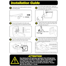 Load image into Gallery viewer, XCQQ Electric Bidet Toilet Seat with Remote, Heated Toilet Seat, Instant Warm Water, Warm Air Dryer, Rear &amp; Feminine with Oscillating Cleansing, Night Light, Slow Close Lid, LED Display - Elongated
