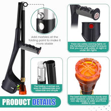 Load image into Gallery viewer, Geiserailie 2 Pcs Forearm Crutches for Adults, Folding Forearm Crutches Lightweight and Adjustable with Rubber Grips Black
