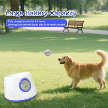 Load image into Gallery viewer, RERBIO Dog Ball Thrower Launcher, Automatic Ball Launcher for Dogs, 3 Adjustable Distance Settings, Indoor OutdoorInteractive Toy, with 3 2.3-inch Balls, Small/Medium Sized Dog Thrower

