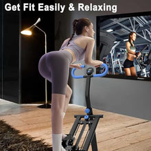 Load image into Gallery viewer, KINMAC Stair Stepper with Adjustable Resistance for Home - Upgrade Climber Workout Machine with LCD Tracking &amp; Space-Saving Design  (Black)
