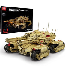 Load image into Gallery viewer, Mould King 20011 Technology MOC Building Block Tank,  Rechargeable Military Mammoth Tank
