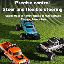 Load image into Gallery viewer, 1/64 Scale Mini Remote Control Monster Truck with Trailer, 2.4Ghz &amp; APP Remote Control, Rechargeable Alloy Shell
