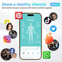 Load image into Gallery viewer, CLORIS 8 Electrodes Digital Smart Scale FSA&amp;HSA Eligible for Body Weight Fat Accurate BMI Muscle Mass Body Composition Measurement Health Analyzer with App Bluetooth
