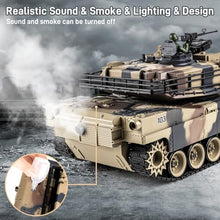 Load image into Gallery viewer, Supdex 1:18 RC Tank that Shoot BBS, 2.4G US M1A2 Remote Control Tank Model Truck Toys
