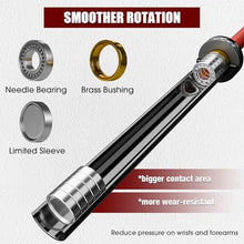Load image into Gallery viewer, Mikolo 7ft Olympic Barbell, Barbell for Weightlifting and Powerlifting 45lb, - Red
