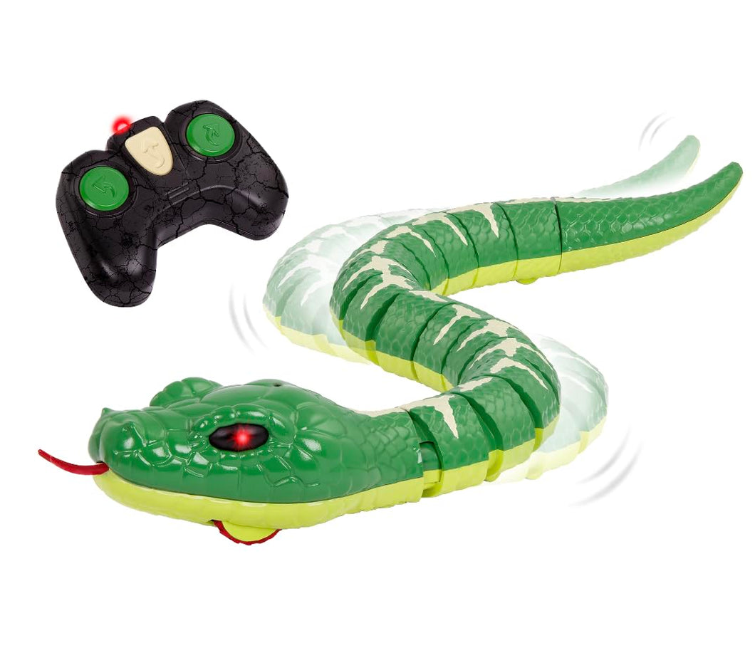 Remote Control Emerald Tree Boa - Electronic Snake Toy for Kids Ages 6+