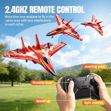 Load image into Gallery viewer, Foam RC Plane for Kids Adults Beginner, Remote Control Airplane RC Jet
