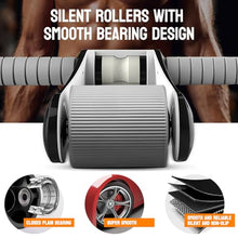 Load image into Gallery viewer, Portable Ab Roller Wheel with Knee Pad &amp; Storage Bag, Foldable Design Quiet Wheels
