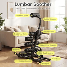Load image into Gallery viewer, Hiborth Mini Inversion Table, Spinal Decompression Machine for Back Pain Relief, 330 lbs Weight Capacity, Foldable Back Stretcher for Home Gym, Inversion Equipment for Full Body Relaxation Black
