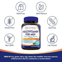 Load image into Gallery viewer, Doctor's Recipes Multivitamin for Men, Comprehensive Daily Multivitamin, Includes Lycopene, Saw Palmetto, Vitamins A, B6, B12, C, D, E, Zinc &amp; More, Heart, Energy, Prostate &amp; Immune Health, 90 Tablets
